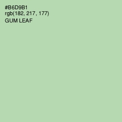 #B6D9B1 - Gum Leaf Color Image